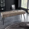 riess-ambiente Design Sitzbank BOUTIQUE 100cm taupe Produktbild-Vorschau 1