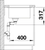 BLANCO SUBLINE 430/270-U, SILGRANIT® PuraDur®, tartufo, Produktbild-Vorschau 6