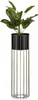 HowHomely Modern Pflanzenständer mit Topf, Blumenhocker aus Produktbild-Vorschau 1