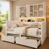 Lit pour enfant Merax, 90x200 cm, avec espace de rangement, Voir les images du produit 1