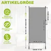 UISEBRT Klemmmarkise 120 × 310 cm Vertikalmarkise Produktbild-Vorschau 2