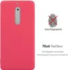 Cadorabo Hülle für Nokia 5 2017 Schutzhülle in Rot Produktbild-Vorschau 3