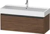 Duravit Ketho.2 Wastafelonderkast 118,4x46x44 cm Mat Noten Produktbild-Vorschau 1