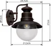 Globo Lighting Außenleuchte Stahl rostfarben, 1x E27 Produktbild-Vorschau 7