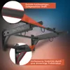 A wall-mounted pull-up bar with close-up insets highlighting material and structural features. Produktbild-Vorschau