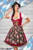 Dirndline - Verträumtes Dirndl mit Denim - XL - Produktbild-Vorschau 8