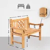 CLP Teakbank Florida teak Größe 120 cm Produktbild-Vorschau 2