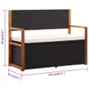 vidaXL Lavice s úložným prostorem 115 cm polyratan z Náhled obrázku produktu 10