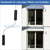 Klemmmarkise mit Handkurbel, Gelenkarmmarkise ohne Bohren, Produktbild-Vorschau 6