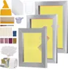 Zestaw do sitodruku - 3 aluminiowe ramy do sitodruku Podgląd zdjęcia produktu 1