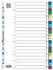 Registri in plastica ELBA, A-Z, DIN A4, colorati, 21 parti Anteprima dell’immagine prodotto 1