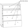 Kommode Tempra2 73 x 86 cm Produktbild-Vorschau 11