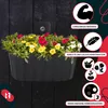 KOTARBAU® Set de 4 jardinières Balcon Pot de fleurs mural Voir les images du produit 8