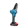 Mini Kettensäge, 4 Zoll 21V Elektro-Kettensäge mit 2x Produktbild-Vorschau 3