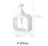 Dispenser per sapone liquido 300 ml, bianco con pannello Anteprima dell’immagine prodotto 5