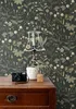 ESTAhome carta da parati fiori selvatici verde scuro 50 x Anteprima dell’immagine prodotto 3