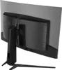 The back view of a curved computer monitor on a stand. Produktbild-Vorschau