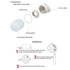 Lampada da soffitto per sauna in porcellana E27 IP54 con Anteprima dell’immagine prodotto 11