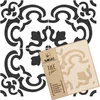 Tile Fliesen Schablone zum Malen 20x20 cm, Enna Spanische Produktbild-Vorschau 1