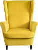 2-dílný kryt křídla židle, křídlo židle Velvet Slipcovers Náhled obrázku produktu 1