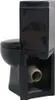 A black toilet shown from a side angle. Náhľad obrázku produktu