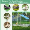 GIHAUVIA - Hühnerstall 3x2x2m Außenzaun Kleintierzaun Produktbild-Vorschau 2