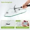 S'AFIELINA étagère en verre étagère de douche verre d'angle Voir les images du produit 10