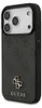 A black iPhone case with a textured pattern and the Guess logo. Anteprima dell’immagine prodotto