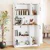 COSTWAY Küchenschrank, Buffetschrank, Hochschrank mit Produktbild-Vorschau 2
