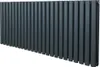 Ovaal vormige radiator - 600mm x 1440mm - Anthracietgrijs Productafbeelding-voorbeeld 1
