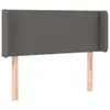The Living Store Kopfteil mit Ohren Grau 103x16x78/88 cm Produktbild-Vorschau 3