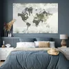 MuchoWow® Poster Weltkarte - Blumen - Gelb 180x120 cm - Produktbild-Vorschau 4
