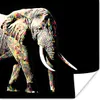 MuchoWow® Poster Elefant - Tiere - Farben 100x100 cm - Produktbild-Vorschau 1
