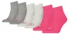 Puma PUMA UNI QUARTER PLAIN 3P MIDDLE GREY MELANGE / PINK Produktbild-Vorschau 5