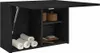 vidaXL Armadio a muro per il bagno nero 60x25x40 cm Anteprima dell’immagine prodotto 4