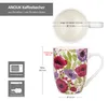 Anouk, lot de 6 tasses à café 300 ml en porcelaine, motif Voir les images du produit 5