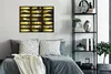 MuchoWow® MuchoWow® Gerahmtes Poster Goldene Streifen auf Produktbild-Vorschau 5