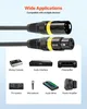 SucceBuy Câble XLR 30,48 m, lot de 2, câble microphone DMX Voir les images du produit 6