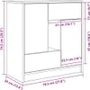 vidaXL Credenza con cassetti e ante in rovere Sonoma Anteprima dell’immagine prodotto 8