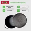 BIOL Pentola in ghisa con coperchio Ø 23 cm 4L per cucina Anteprima dell’immagine prodotto 2
