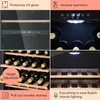 Armoire à vin Klarstein, 2 zones, mince, porte en verre, Voir les images du produit 5