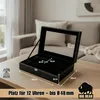 BigDean Uhrenbox für 12 Uhren Glasdeckel - schicke Uhrenbox Produktbild-Vorschau 3