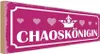 vianmo Holzschild 10x27 cm Chaoskönigin Herz Krone Produktbild-Vorschau 1