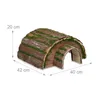 Relaxdays Igelhaus, Holz & Moos, Überwinterung für Igel im Produktbild-Vorschau 4