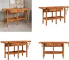 vidaXL Werkbank mit Schubladen Schraubstöcken 162x62x83 cm Produktbild-Vorschau 1