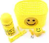 Set de panier à vélo, gourde et sonnette pour enfants Jaune Voir les images du produit 1