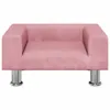 vidaXL Hundebett Rosa 50x40x26,5 cm Samt -  Hundebetten Produktbild-Vorschau 4