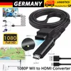 1m WII zu auf HDMI Konverter Kabel HD Video Audio Adapter Produktbild-Vorschau 1