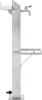 A stainless steel outdoor water column with a faucet and a small shelf. Náhľad obrázku produktu