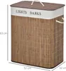 A laundry basket with dimensions shown. Produktbild-Vorschau